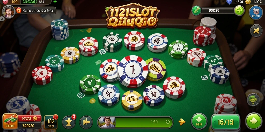 Gameplay seru dan menantang dari 1121SLOT QiuQiu.
