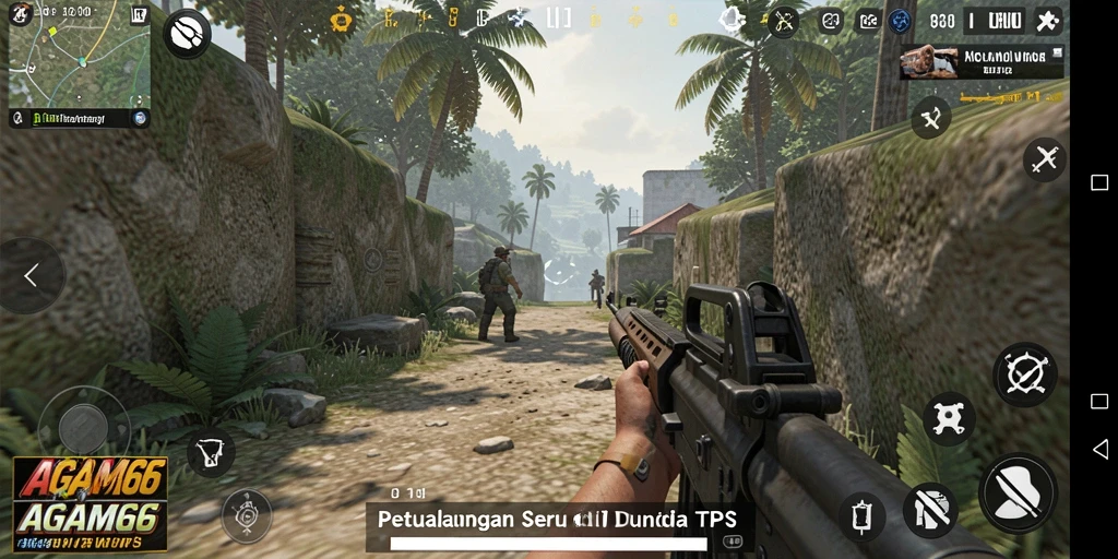 Tampilan gameplay AGAM66 yang mendebarkan di dunia TPS.
