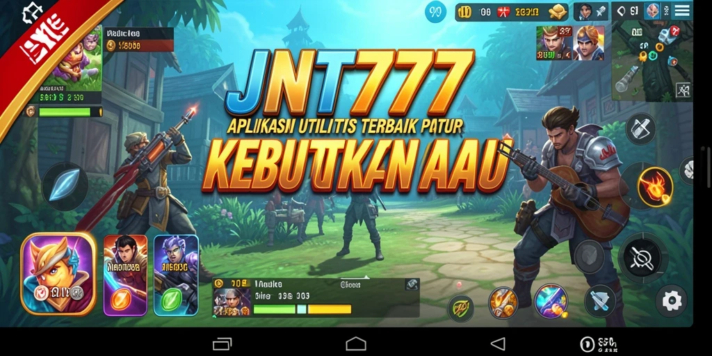 Tampilan antarmuka aplikasi JNT777 yang user-friendly.
