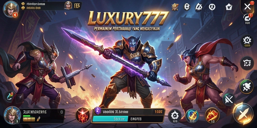 Tampilan seru pertarungan di LUXURY777