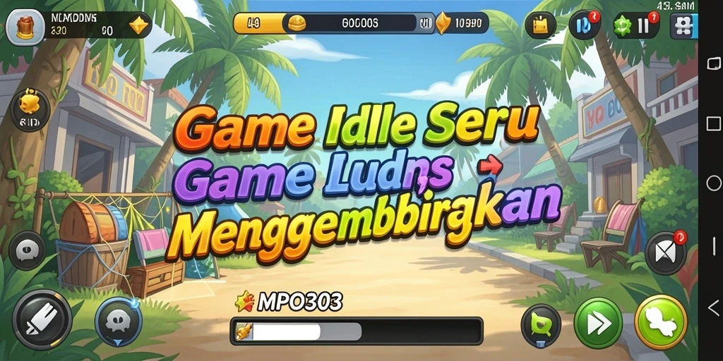 Screenshot MPO303 menampilkan gameplay Idle yang menarik dan interaktif.