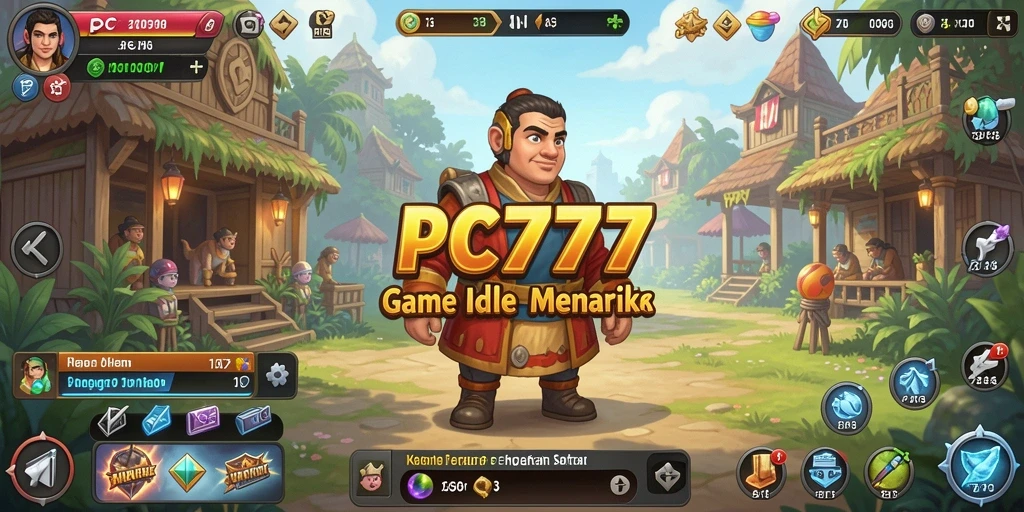 Tampilan gameplay PC777 yang mengasyikkan dalam gaya Idle.