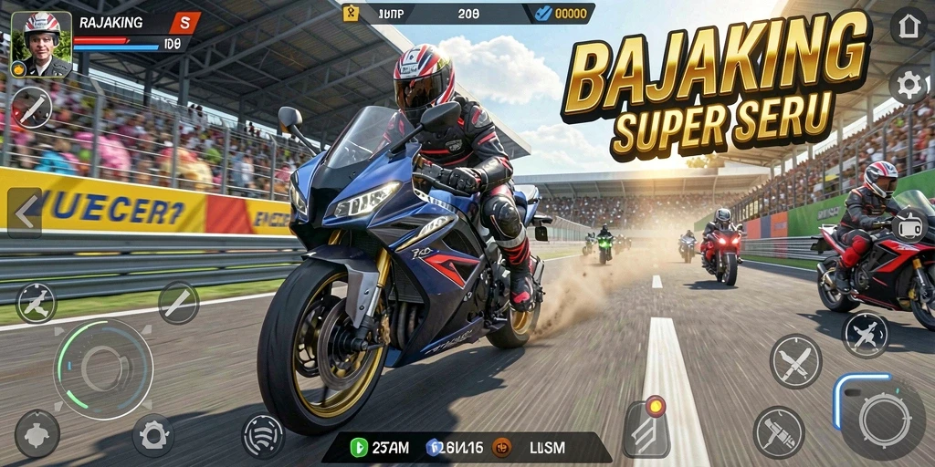 Tampilan gameplay seru dan menegangkan di RAJAKING.