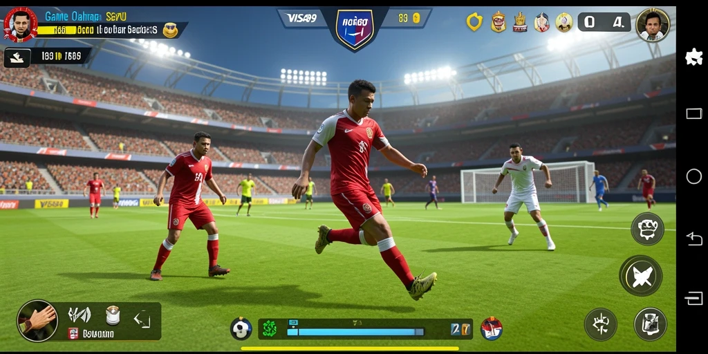 Tampilan gameplay seru dalam <strong>VISA89</strong> yang menawarkan pengalaman bermain olahraga interaktif.