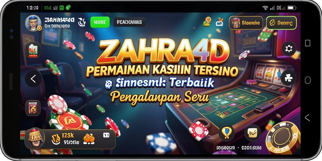Tampilan menawan dari gameplay ZAHRA4D yang seru.